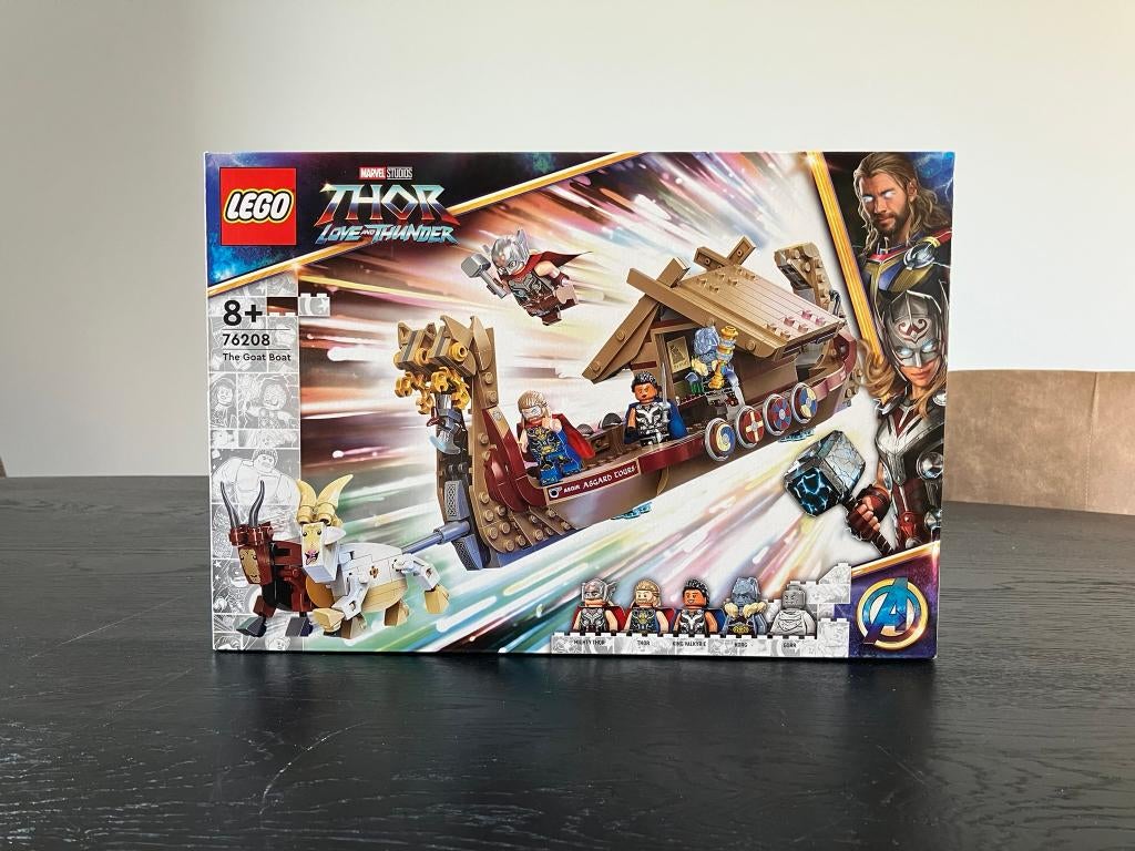 Lego 76208 - Het Geitenschip -  Thor Love and Thunder, Ophalen of Verzenden, Zo goed als nieuw, Complete set, Lego