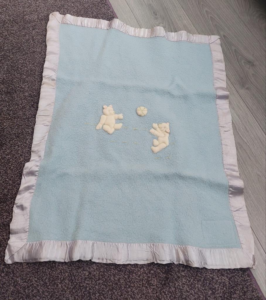 Vintage babydeken, Kinderen en Baby's, Ophalen of Verzenden, Gebruikt, 70 tot 85 cm, Deken