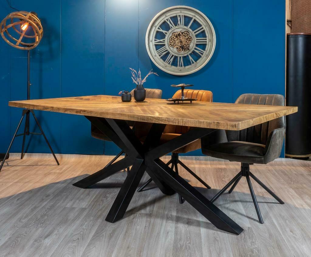 NU 15% KORTING OP ALLE VISGRAAT TAFELS! GRATIS BEZORGING!, Overige houtsoorten, Vijf personen of meer, Modern, Ovaal