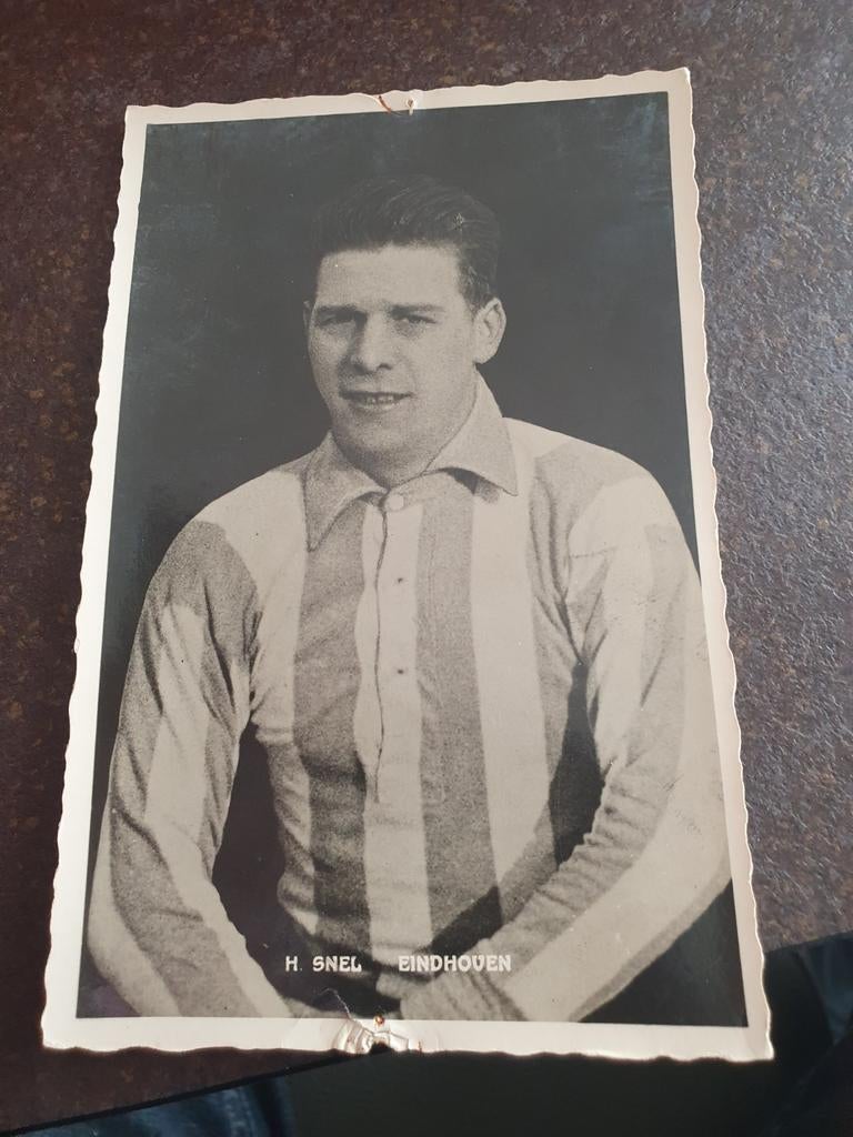 Voetbal kaart H Snel (Eindhoven), Verzamelen, Ophalen of Verzenden, Voor 1940, Gebruikt
