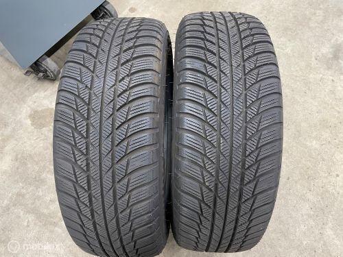 2 stuks Winterband 205/60/16 BMW 3-serie F30 ('12-'19), Ophalen, Gebruikt, 16 inch, Band(en)