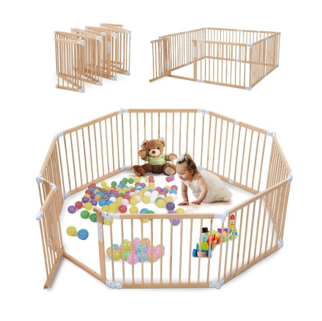 houten grondbox inklapbaar  172x86 cm –met deurtje50%KORTING, Kinderen en Baby's, Boxen, Ophalen, Nieuw