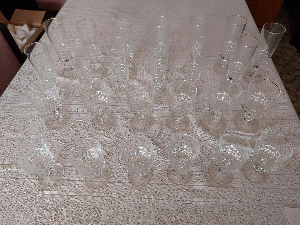 Set wijnglazen Arcoroc Cristal D'arc, Ophalen of Verzenden