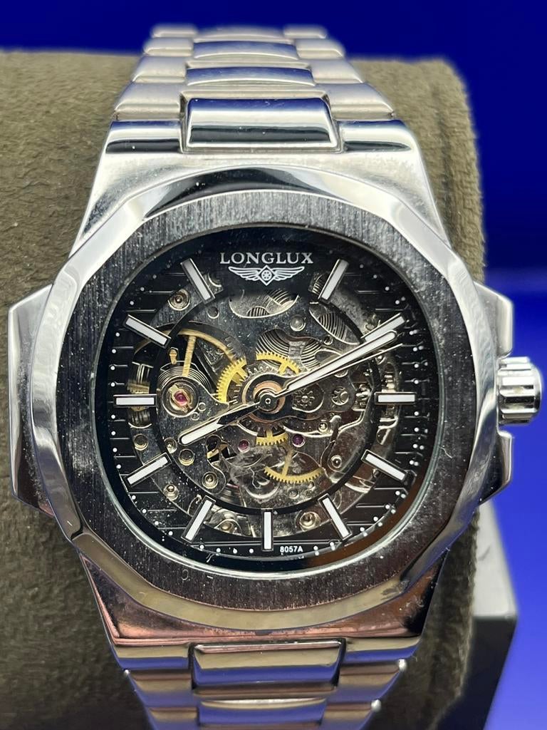 LONGLUX HEREN HORLOGE, Sieraden, Tassen en Uiterlijk, Overige Accessoires, Gebruikt, Ophalen of Verzenden