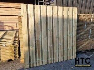 Tuinscherm privacy 19-planks + 2 tussen plank, actie!