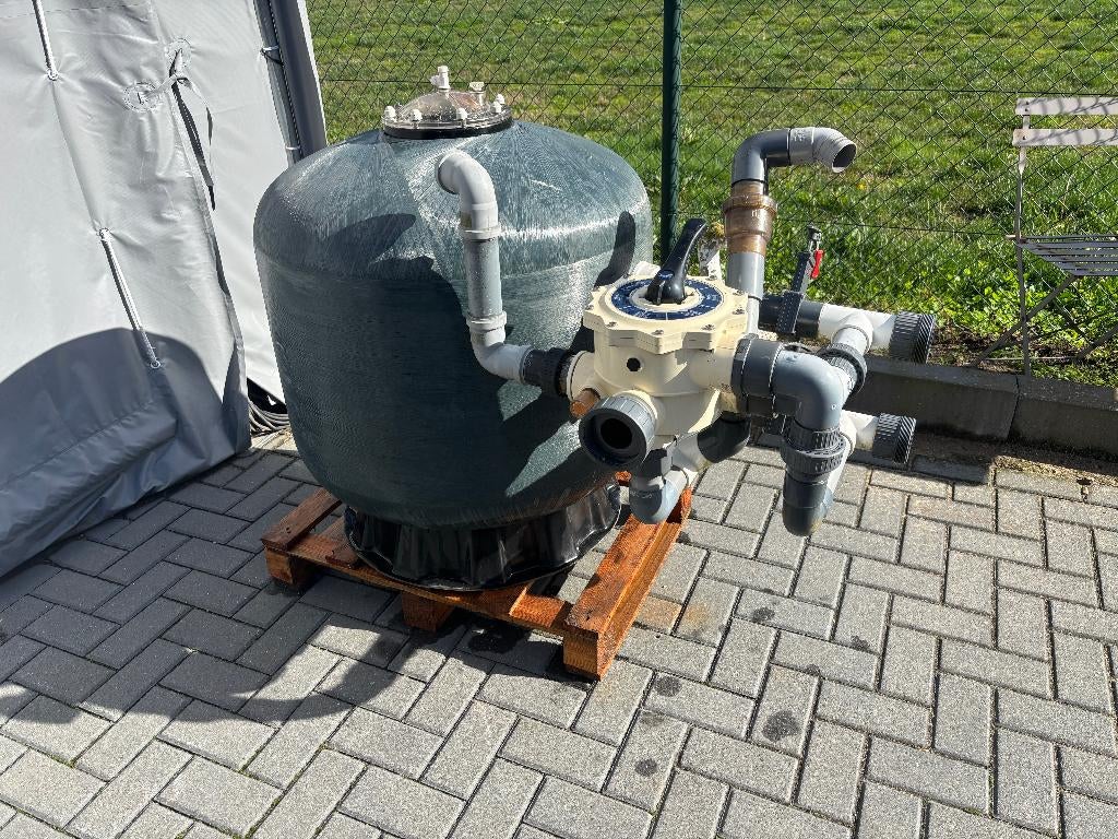 Beadfilter 75 cm incl spoelklep en bypass, Ophalen of Verzenden, Gebruikt, Vijverfilter
