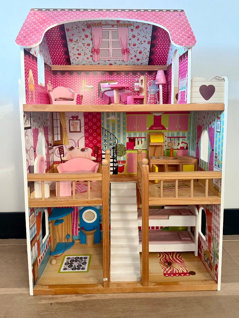Poppenkast, Ophalen, Gebruikt, Poppenhuis