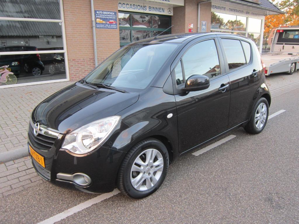 OPEL AGILA 1.2 AUTOMAAT, 94 pk, Stof, Zwart, 4 cilinders