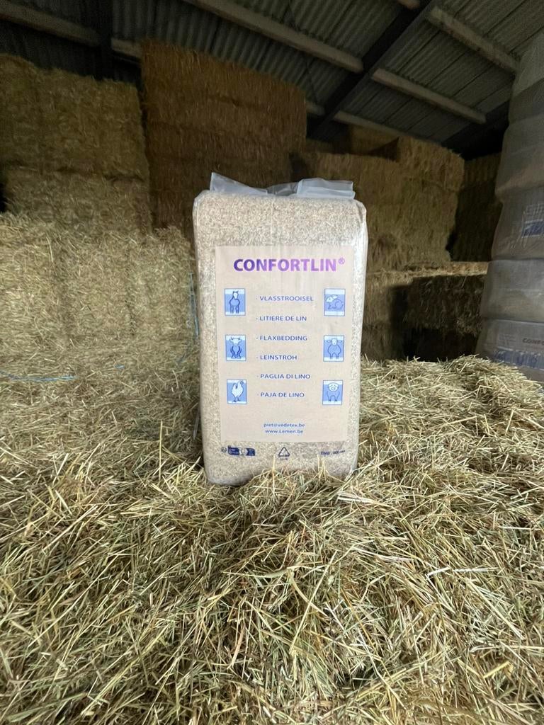 Vlas strooisel 5,75incl afgehaald!, Ophalen, Vee