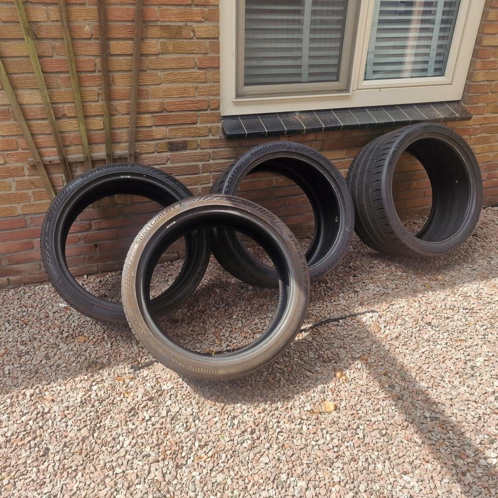 Continental SportContact 7 Zomerbanden 22 inch, Gebruikt, 275 mm, Ophalen of Verzenden, Band(en)