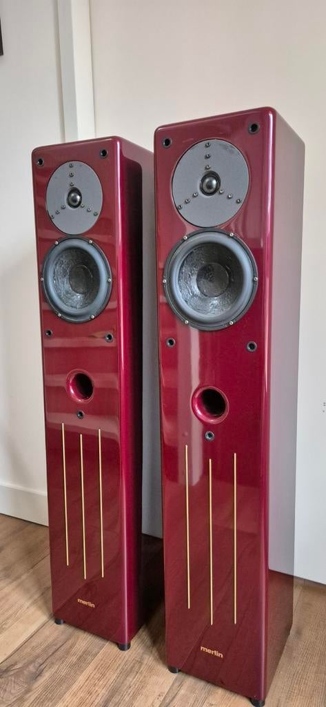 Merlin VSM MXE Luidsprekers - Topklasse Geluid, Gebruikt, 120 watt of meer, Front, Rear of Stereo speakers, Ophalen