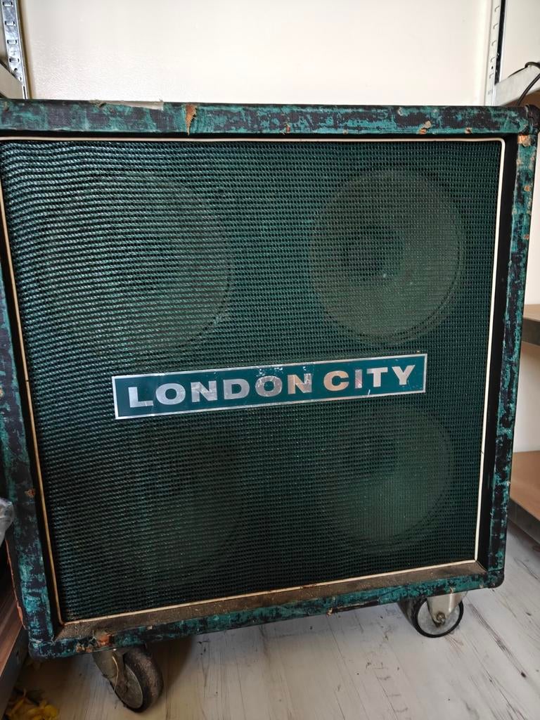 London City 4x12 gitaar cabinet - Road worn, Muziek en Instrumenten, Ophalen, Gebruikt, 100 watt of meer