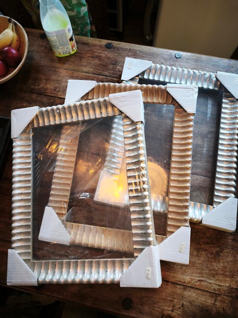 3 lijsten voor 30 x 40, Ophalen, Metaal of Aluminium, Minder dan 50 cm, Minder dan 50 cm