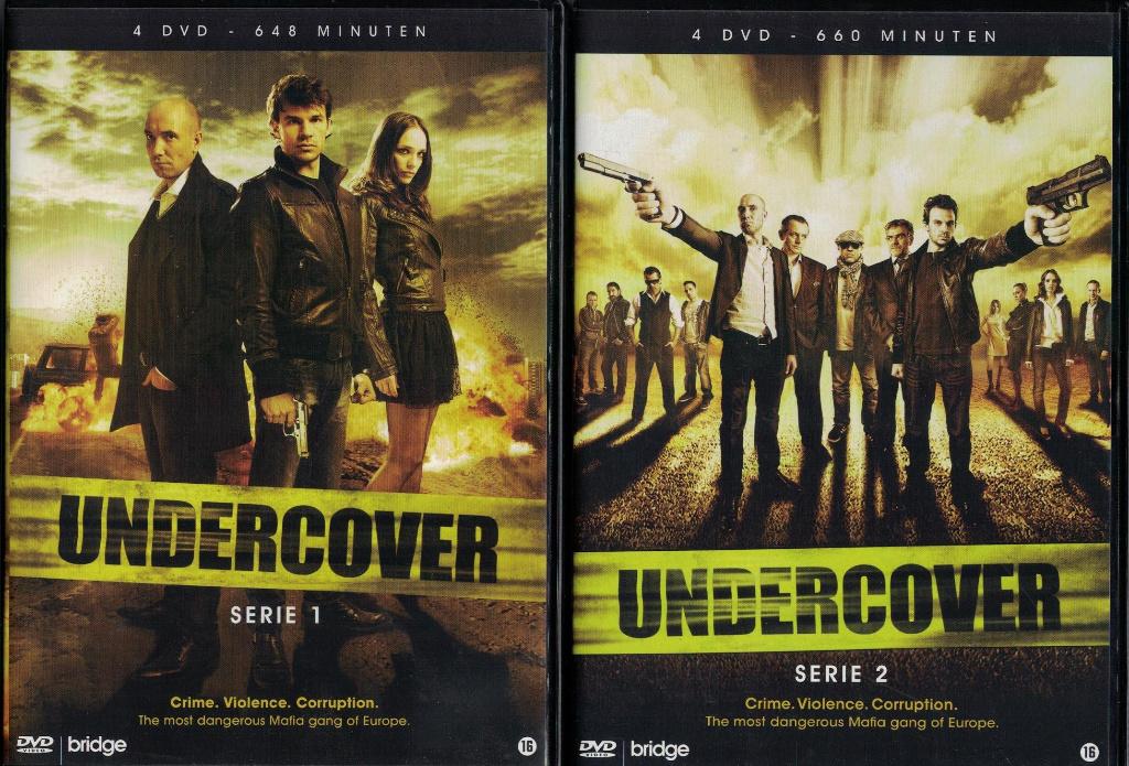 Undercover - seizoen 1-2-3 - BULGAARSE MAFFIA SERIE, Cd's en Dvd's, Dvd's | Tv en Series, Vanaf 12 jaar, Ophalen of Verzenden