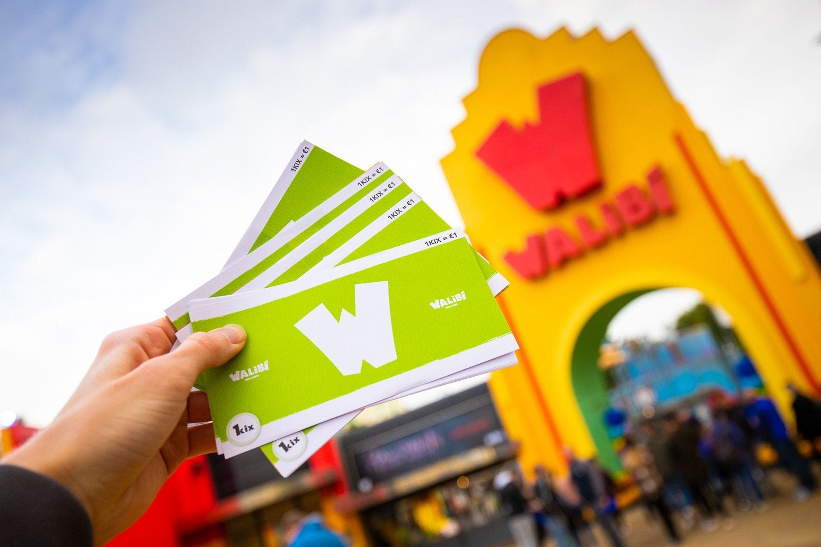 4 walibi tickets te koop, Tickets en Kaartjes, Drie personen of meer, Ticket of Toegangskaart