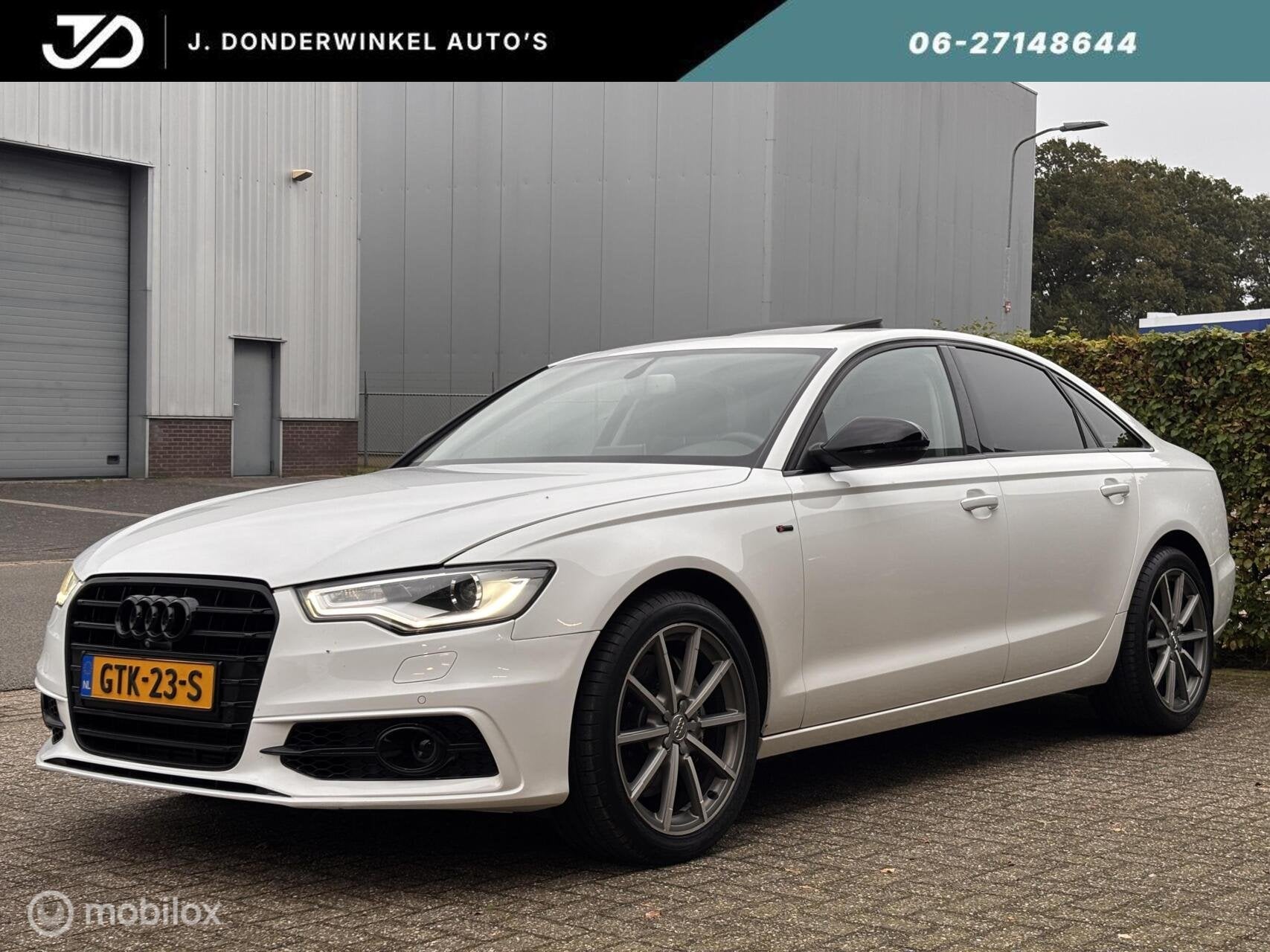 Audi A6 Limousine 2.0 TFSI Dak memory leder nieuwe motor, Auto's, Euro 5, Gebruikt, Zwart, 4 cilinders