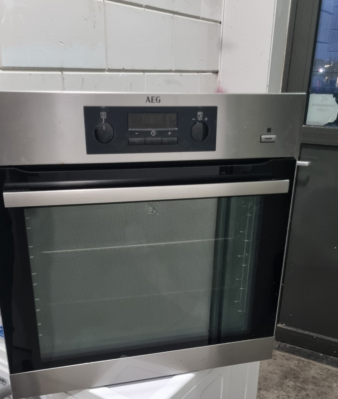 aeg inbouw oven met heteluchtoven, Ophalen, Zo goed als nieuw
