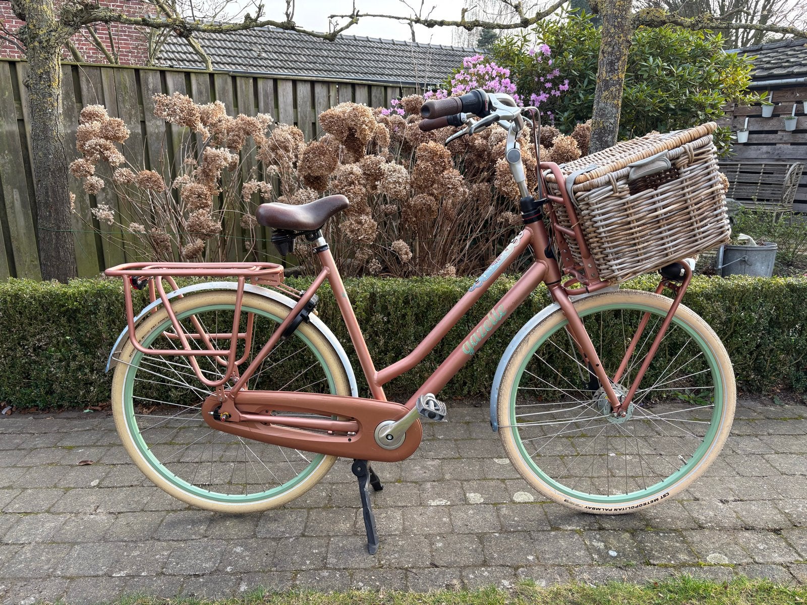 Gazelle Miss Grace maat L, Ophalen, Versnellingen, 56 cm of meer, Zo goed als nieuw