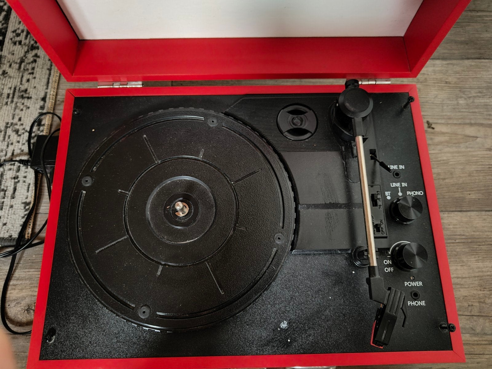 Ricatech RTT21 Advanced Red Platenspeler, Ophalen, Zo goed als nieuw, Platenspeler, Overige merken