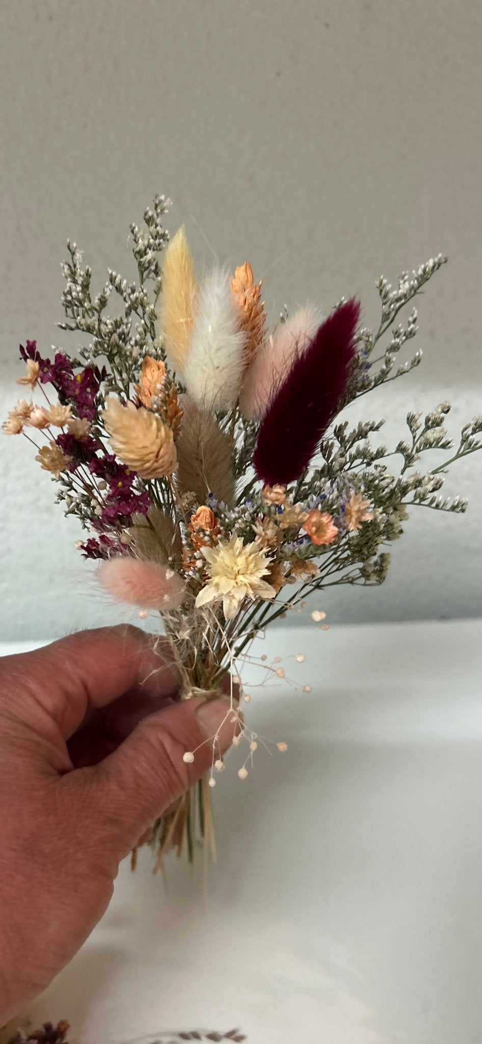 Prachtig droogbloemen corsage - Uniek en handgemaakt, Meerkleurig, Boho, Nieuw, Ophalen of Verzenden