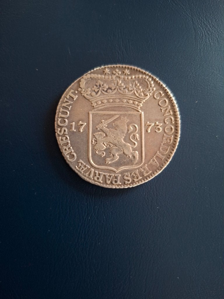 Zilveren dukaat Zeeland 1773, Ophalen of Verzenden, Vóór koninkrijk, Overige waardes, Zilver