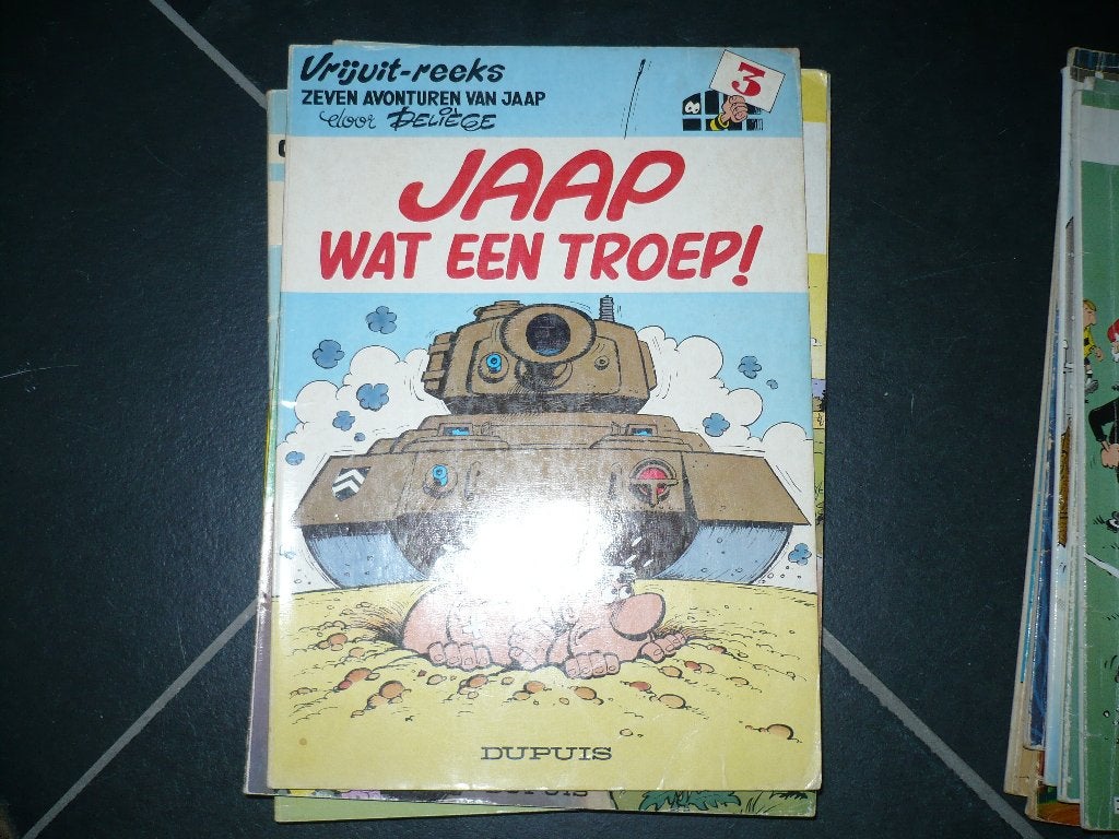 jaap uit de vrije reeks nr 3 met 7 verhalen, Boeken, Gelezen, Eén stripboek, Ophalen of Verzenden, Deliege