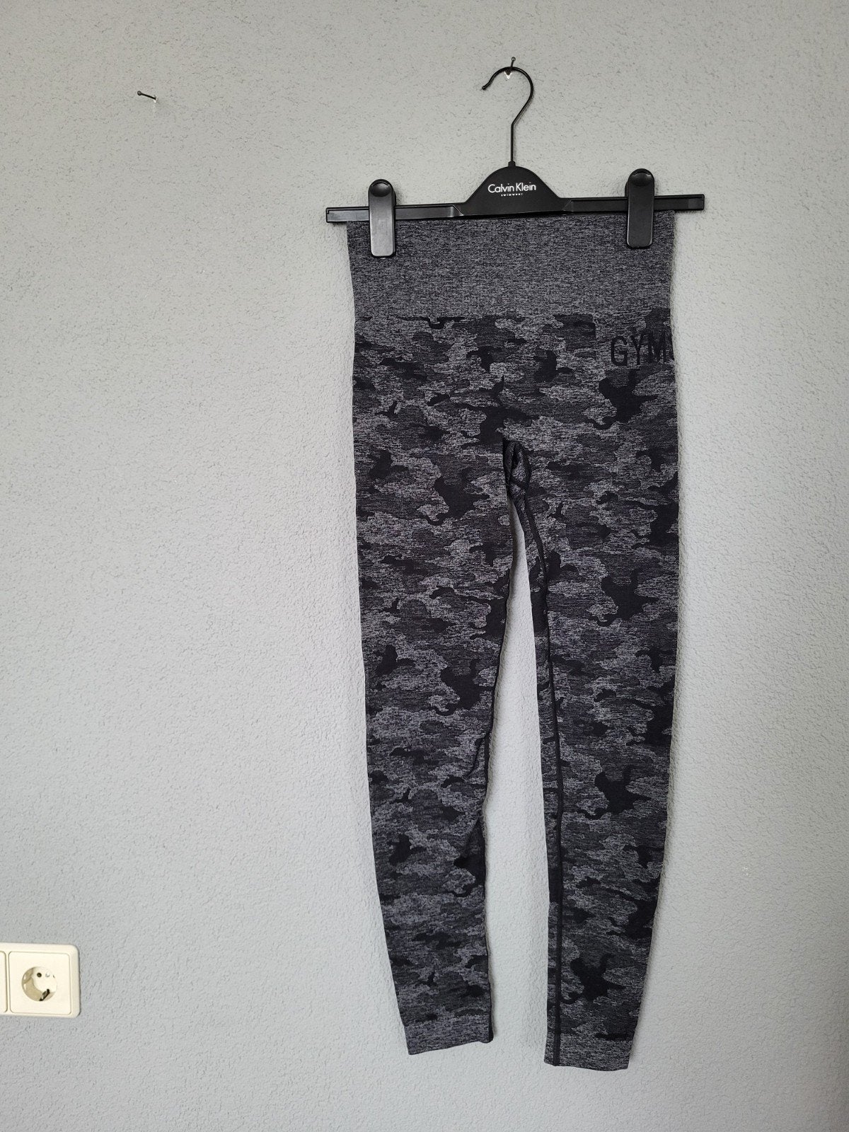 Gymshark high waist sportlegging maat S, Verzenden, Zwart, Nieuw, Maat 36 (S)