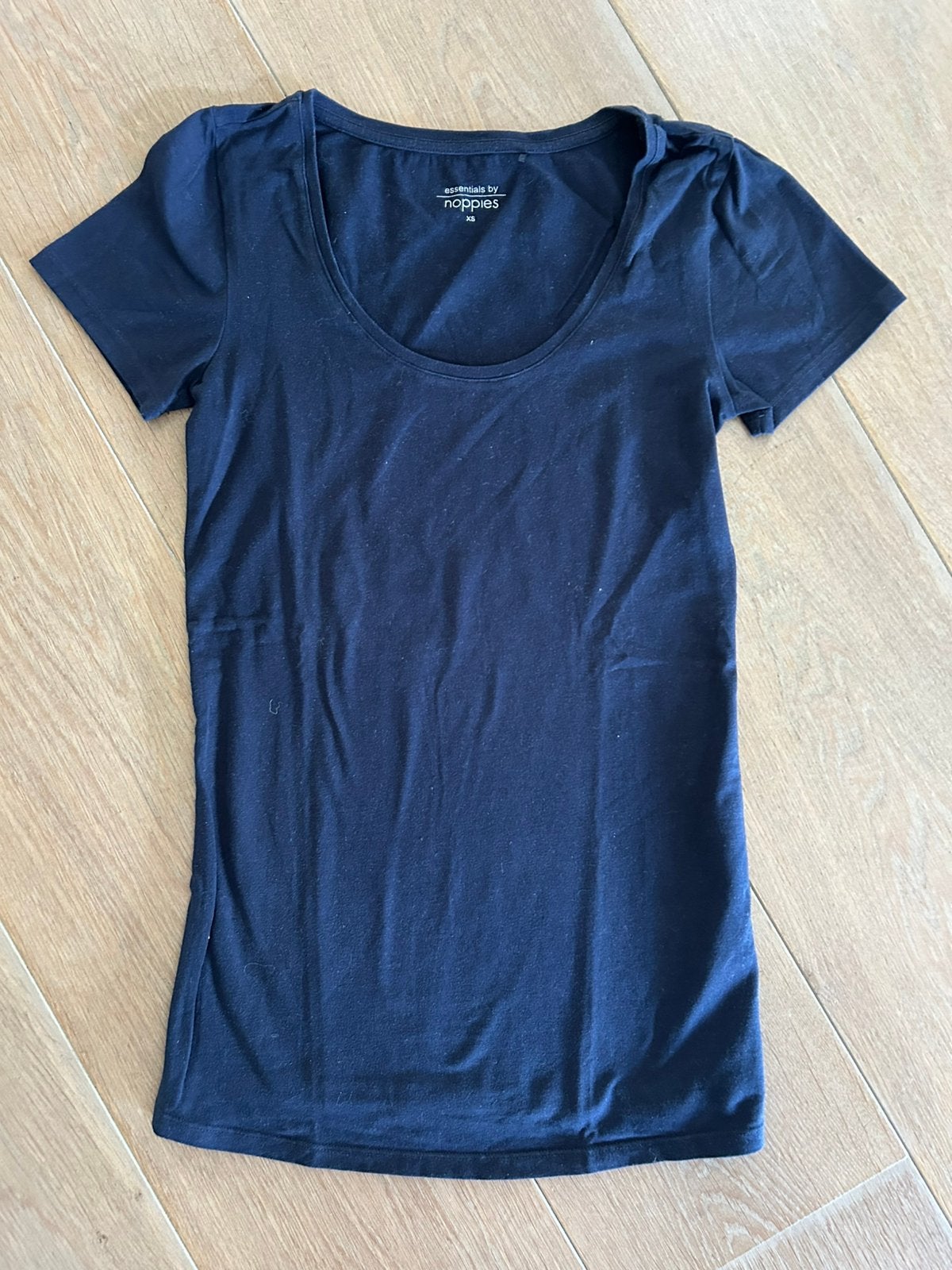 Blauw zwangerschapsshirt XS van Noppies, Kleding | Dames, Blauw, Zo goed als nieuw, Maat 34 (XS) of kleiner, Shirt of Top