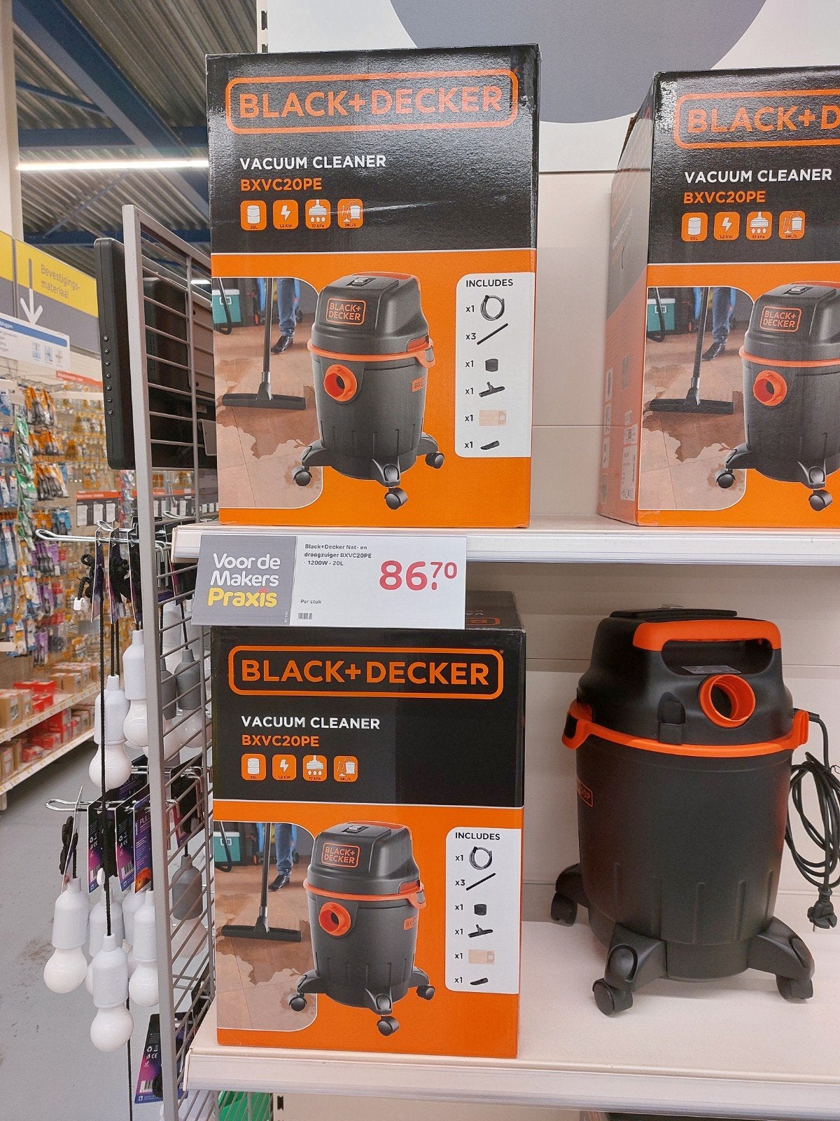 Vacuum cleaner, Ophalen, Zo goed als nieuw
