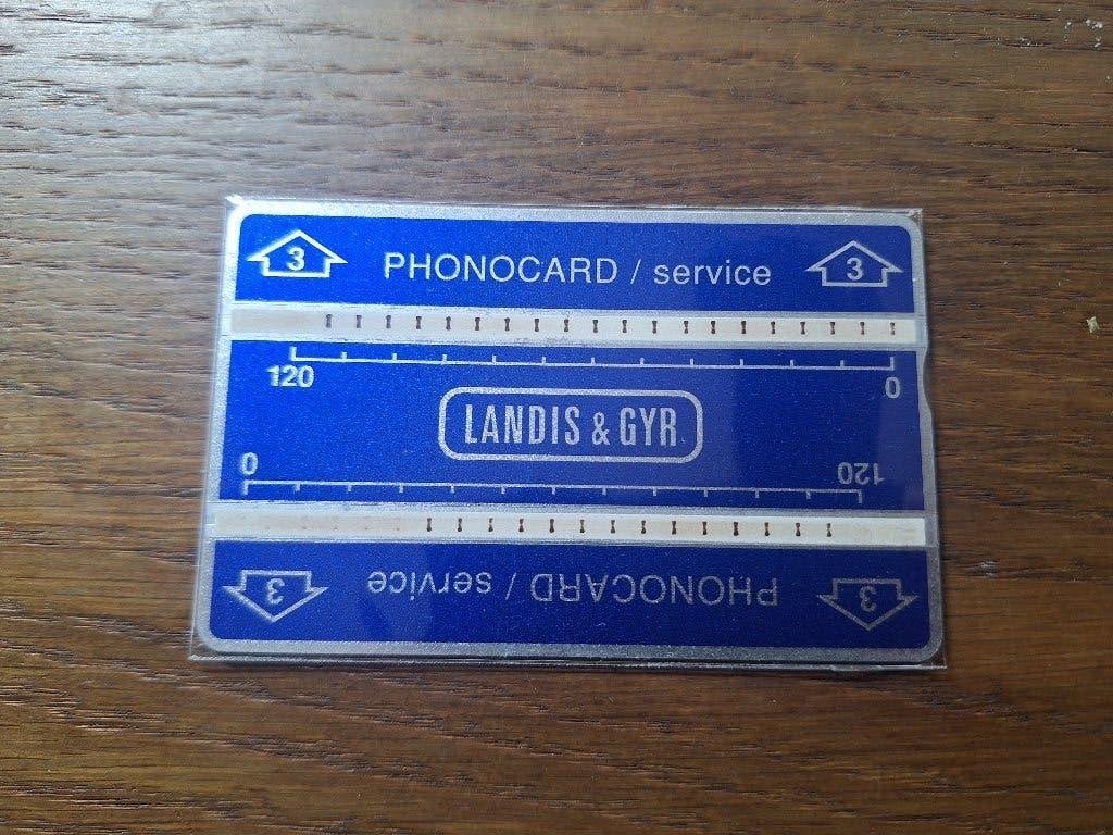 service telefoonkaart type '3' serie 410K, Verzenden