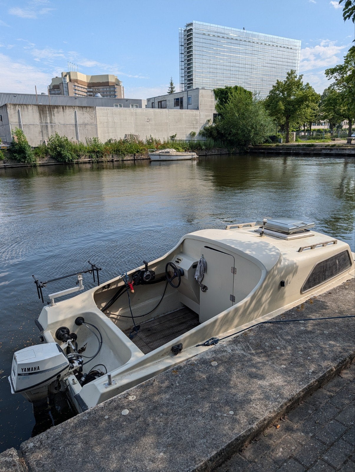 Visboot met Yamaha 9.9 pk, Ophalen, Gebruikt, Tot 10 pk, Viertaktmotor
