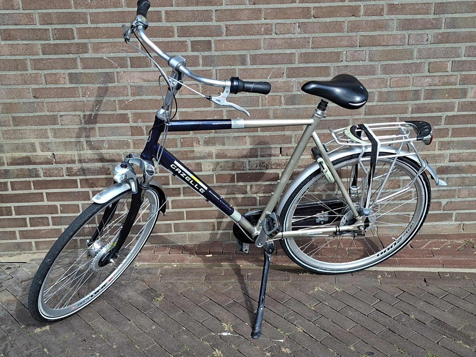 Gazelle Chamonix Herenfiets extra hoog 65 cm 8 versnellingen, Ophalen, Gebruikt, Versnellingen, 65 cm of meer