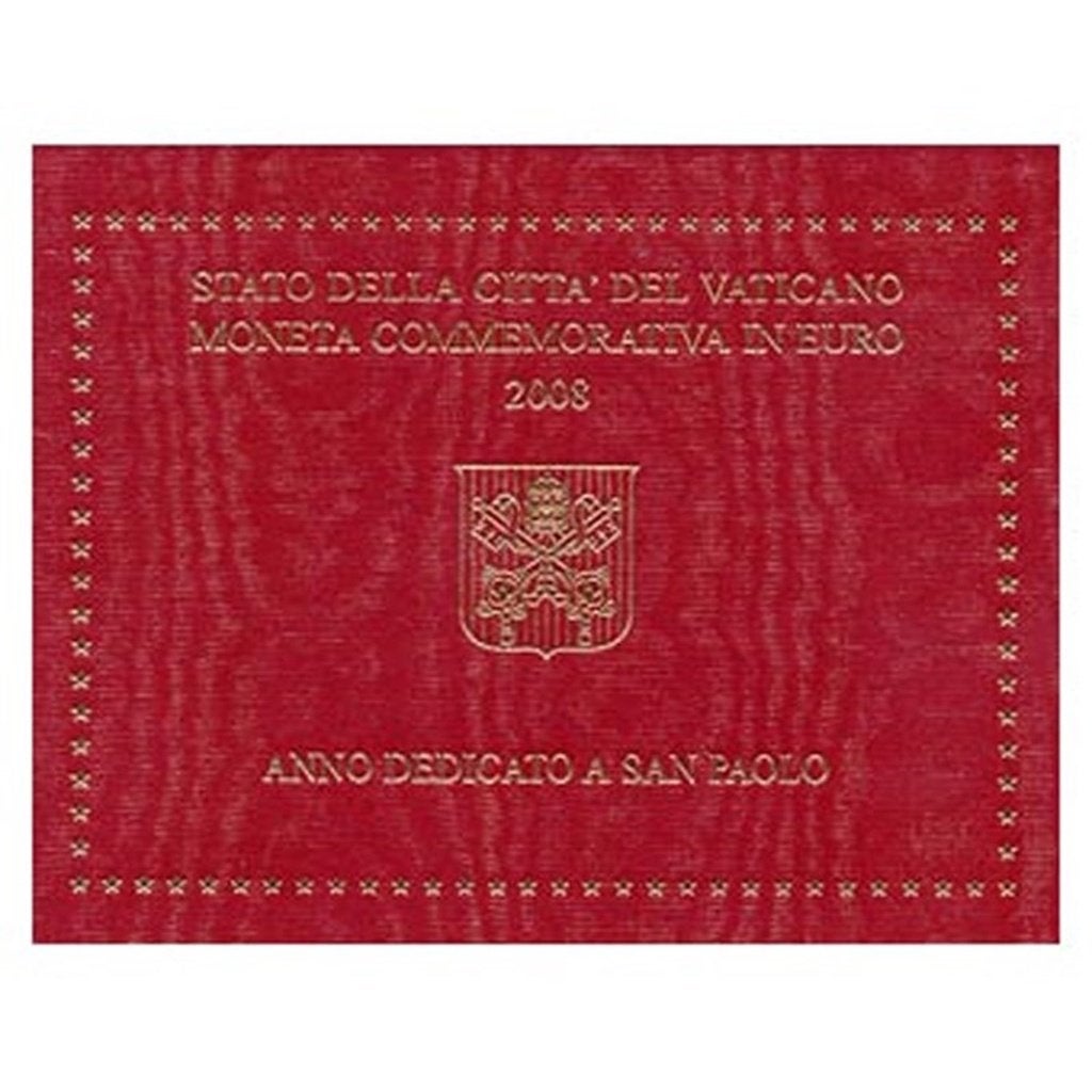 2 euro Vaticaan 2008 - Paulusjaar (BU), Ophalen of Verzenden, Vaticaanstad, 2 euro, Setje