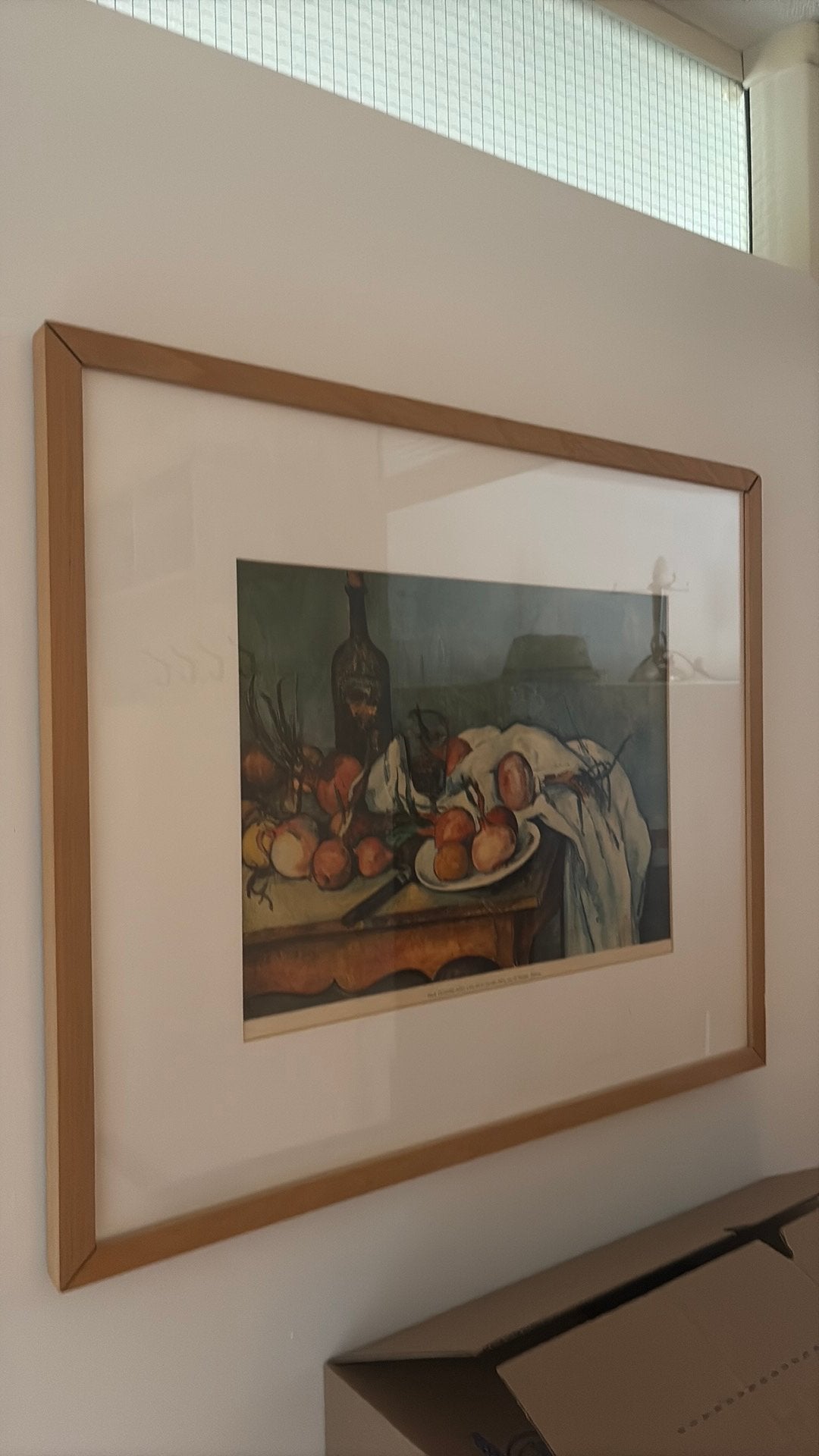 Prachtig Schilderij Stilleven met uien, Ophalen