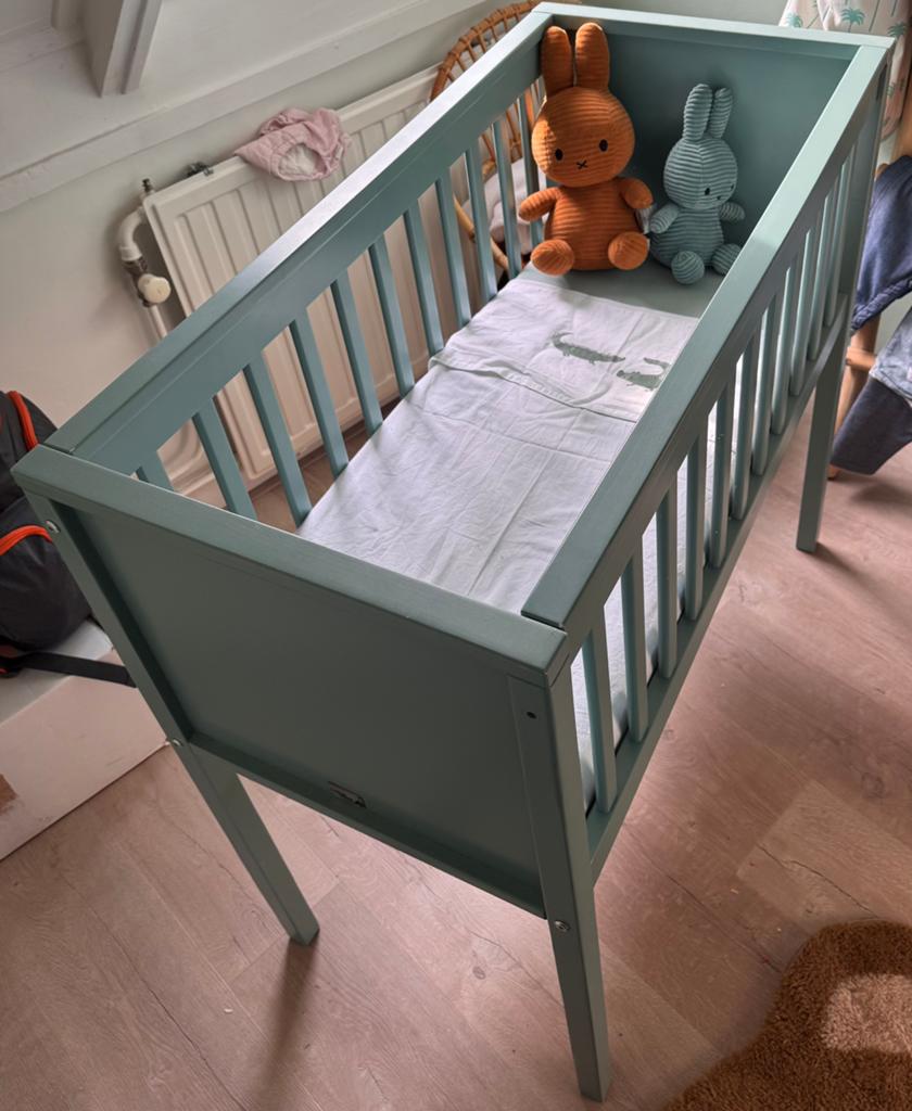 Childwood Wieg / Cradle – Jade Groen – 40x90 cm, Ophalen, Zo goed als nieuw, Wieg