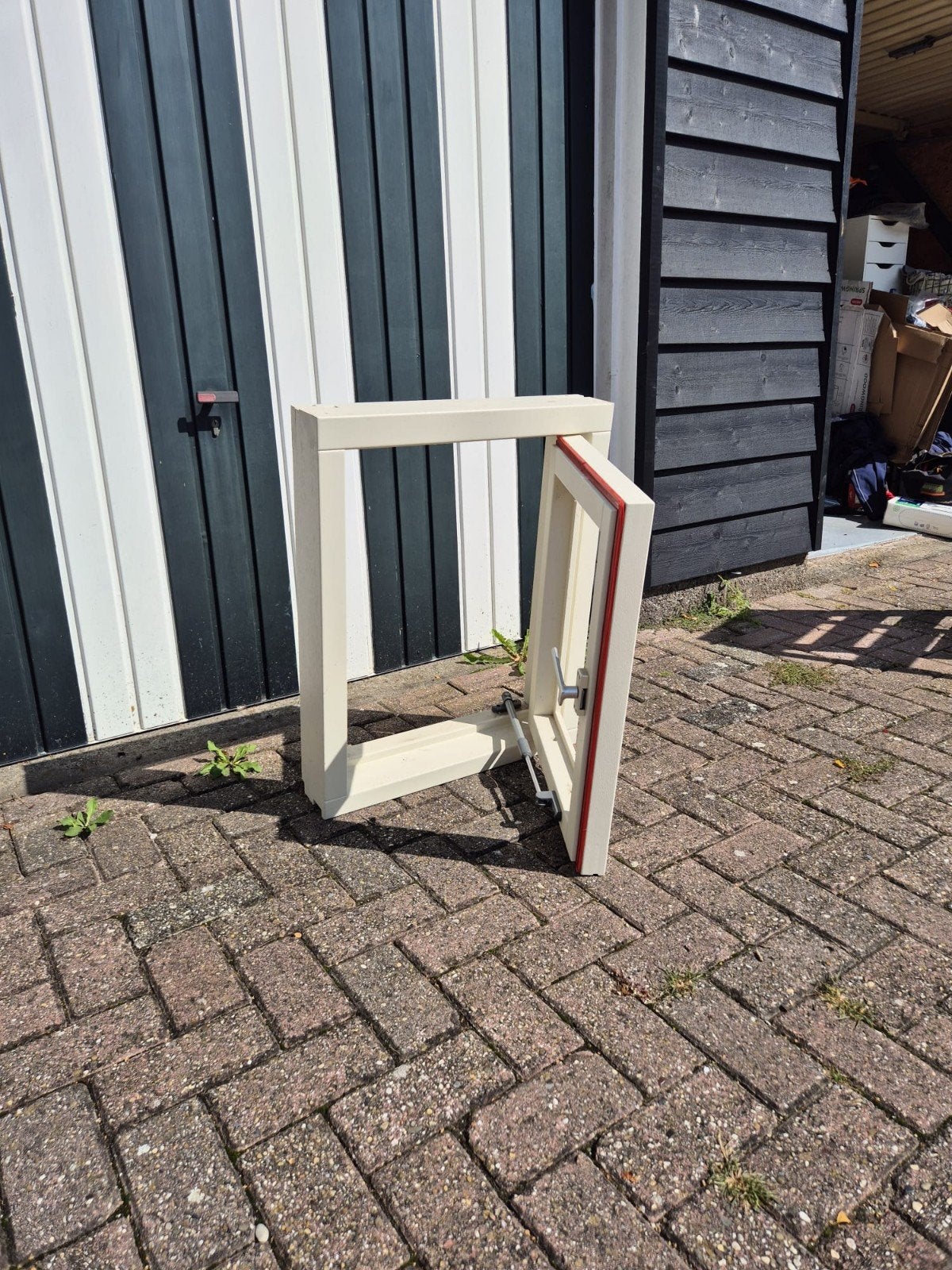 draai raam hardhout, Doe-het-zelf en Verbouw, Ophalen, Gevelraam of Ruit, Minder dan 80 cm, Minder dan 80 cm