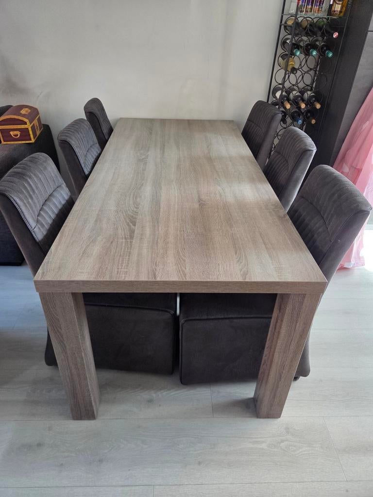 Complete interieur set woonkamer, Huis en Inrichting, Tafels | Eettafels, Gebruikt, 200 cm of meer, 200 cm of meer, Vijf personen of meer