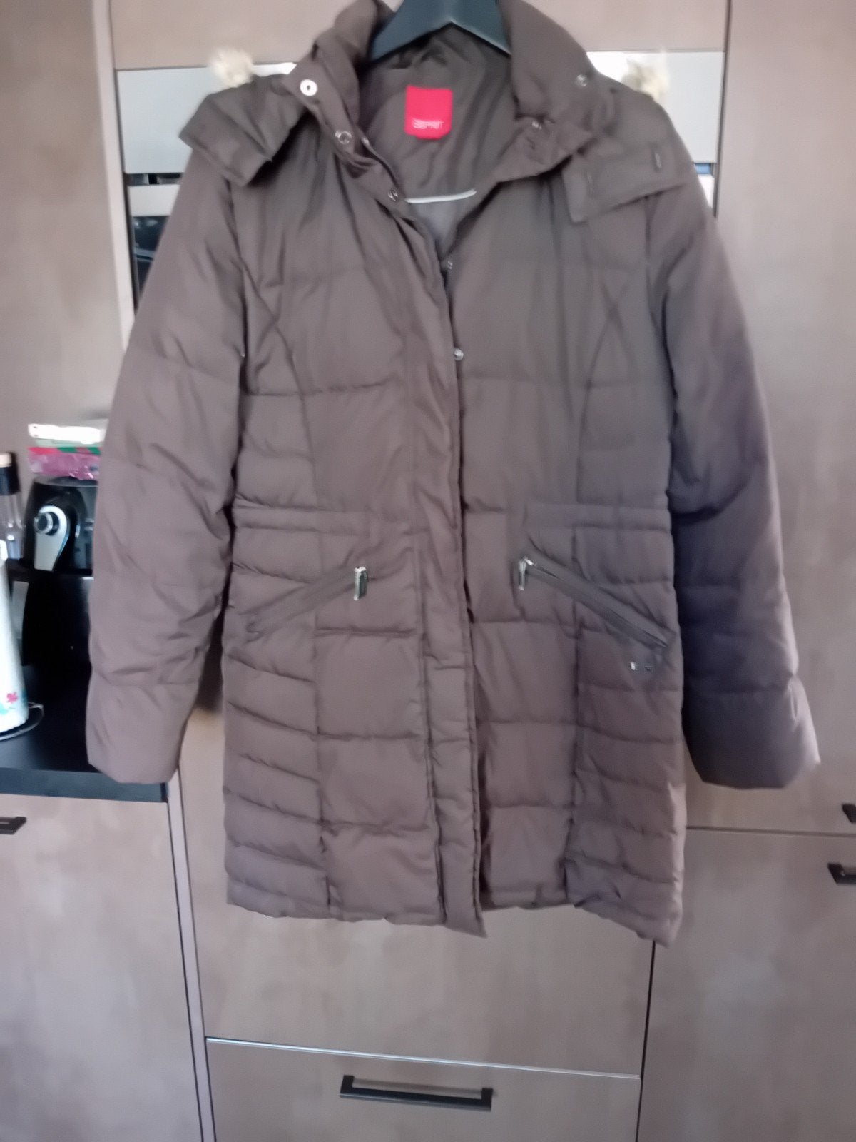 dames jas, Kleding | Dames, Maat 38/40 (M), Bruin, Ophalen of Verzenden, Gedragen