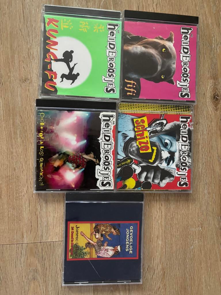 De Heideroosjes CD's - Punkrock Collectie (5 stuks), Cd's en Dvd's, Cd's | Reggae en Ska, Gebruikt, Ophalen of Verzenden