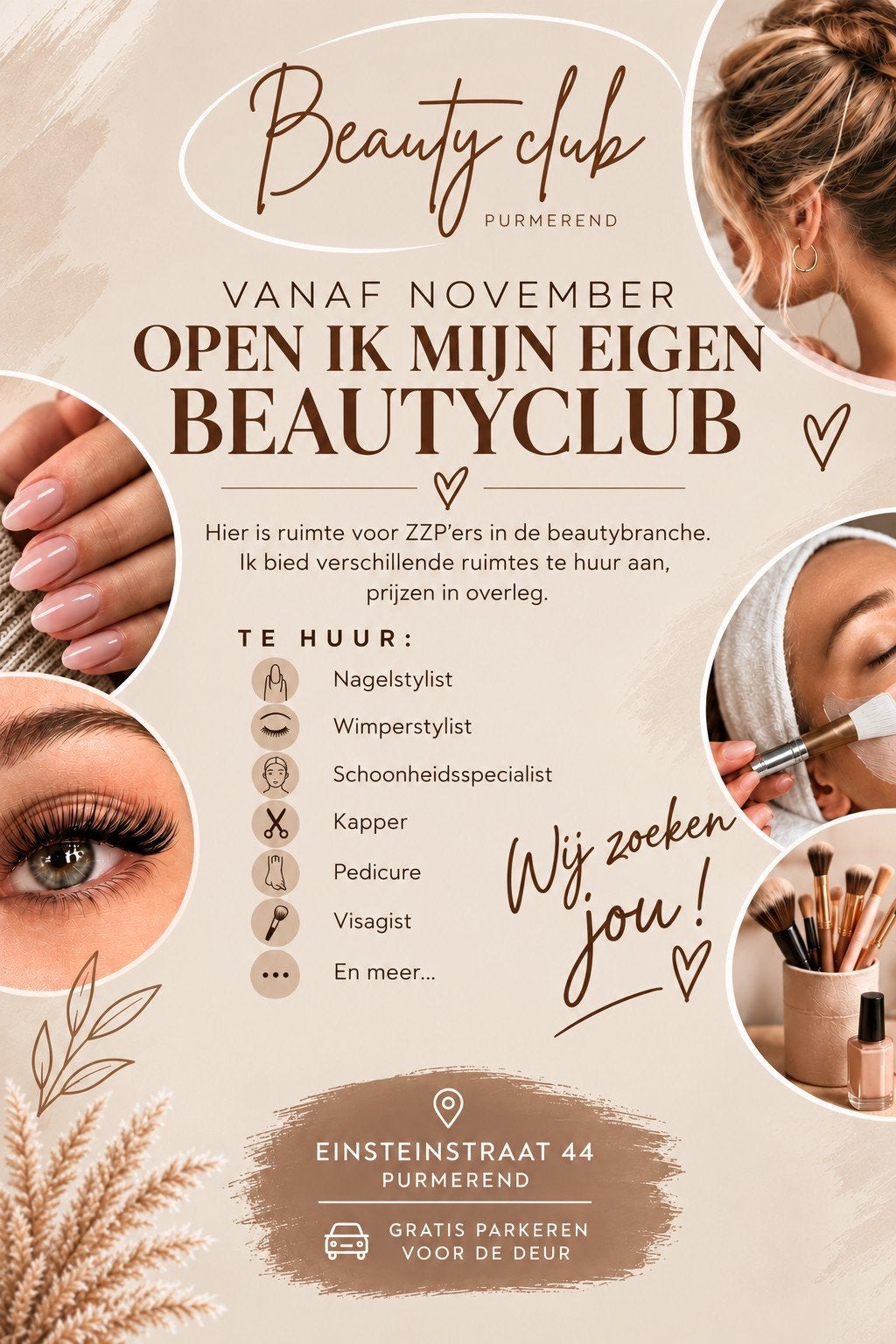 beauty ruimte te huur