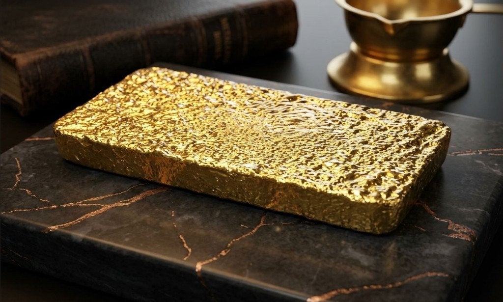 EXCLUSIEF: Massieve 595 Gram Ongeraffineerde Goudbaar, Ophalen of Verzenden, Goud