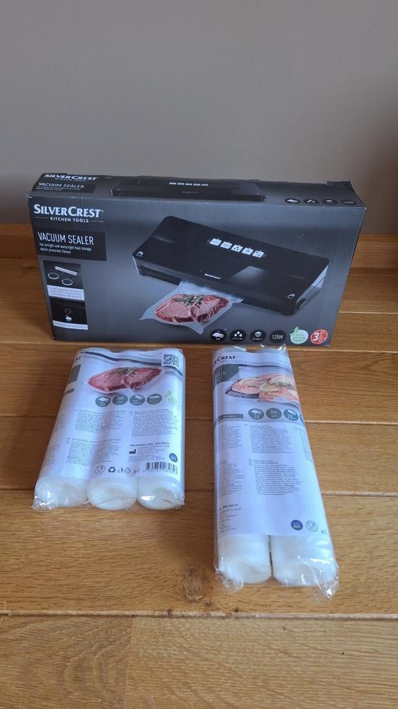 Lidl Silvercrest vacuüm sealer + 5 BPA-vrije rollen - Nieuw, Huis en Inrichting, Keuken | Keukenbenodigdheden, Ophalen of Verzenden