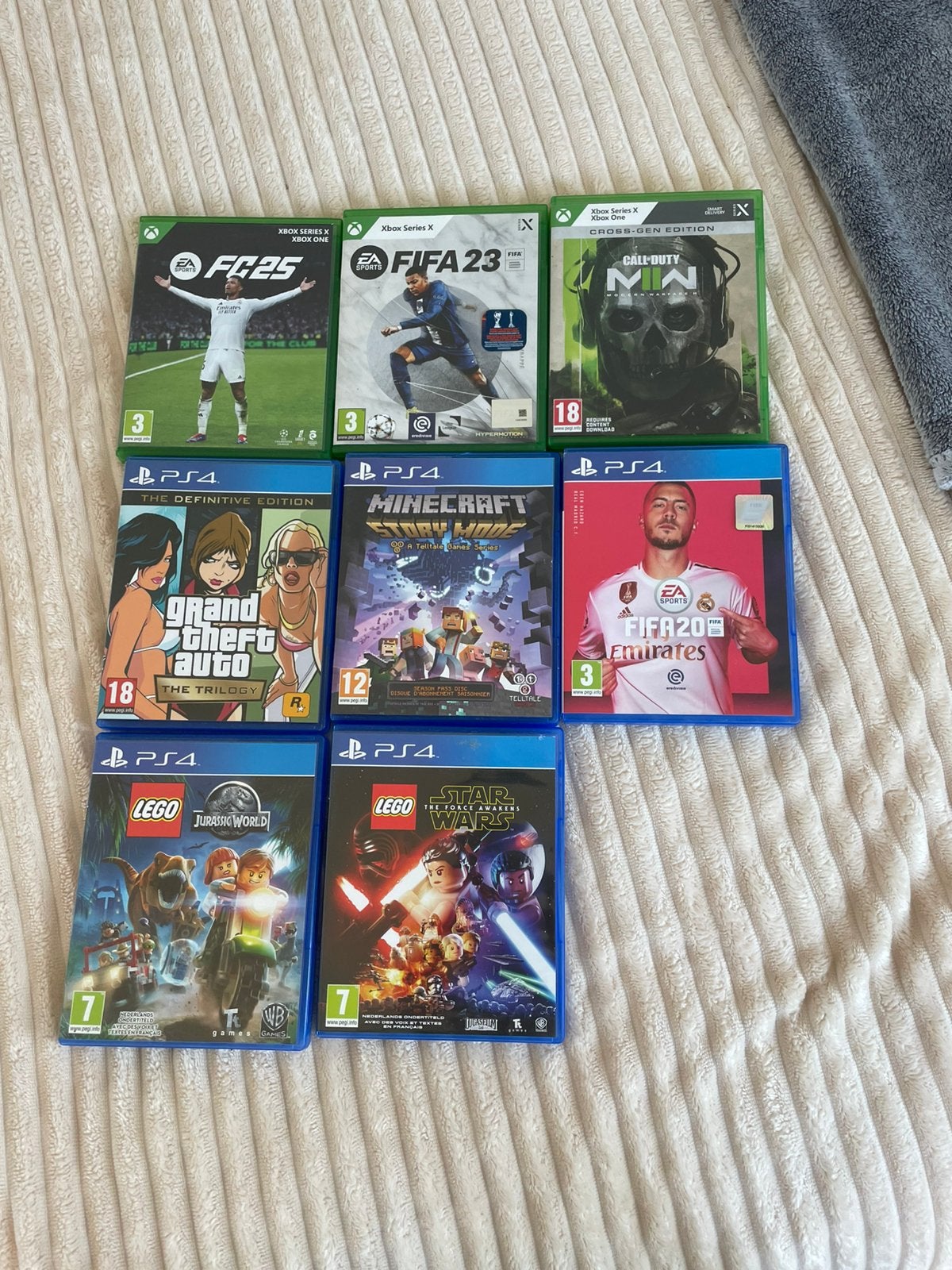 Ps4 games en Xbox games, 3 spelers of meer, Ophalen, Zo goed als nieuw, Vanaf 3 jaar