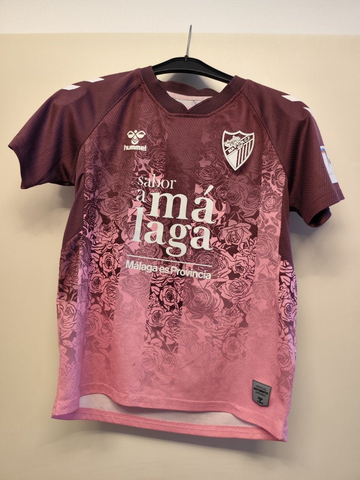Voetball tshirt kinderen 5-8 jaar, Málaga, Spain, Kinderen en Baby's, Ophalen of Verzenden, Jongen of Meisje, Shirt of Longsleeve