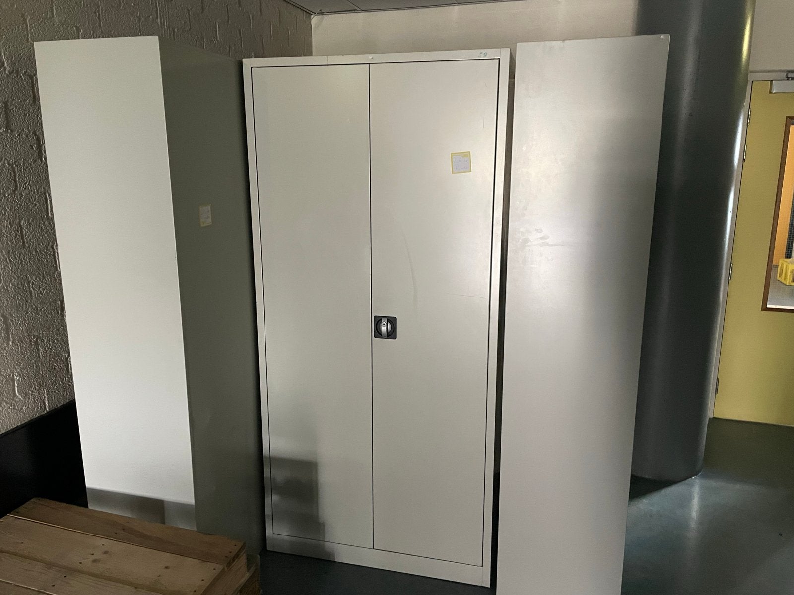 Metalen opbergkasten uit docentenkamers, Huis en Inrichting, Kasten | Overige, Ophalen, Gebruikt