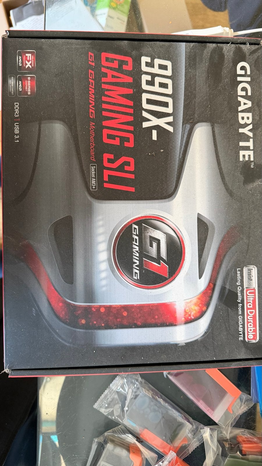 Gigabyte 990X-Gaming SLI Moederbord (Socket AM3+, DDR3), Computers en Software, Moederborden, Ophalen of Verzenden, Zo goed als nieuw