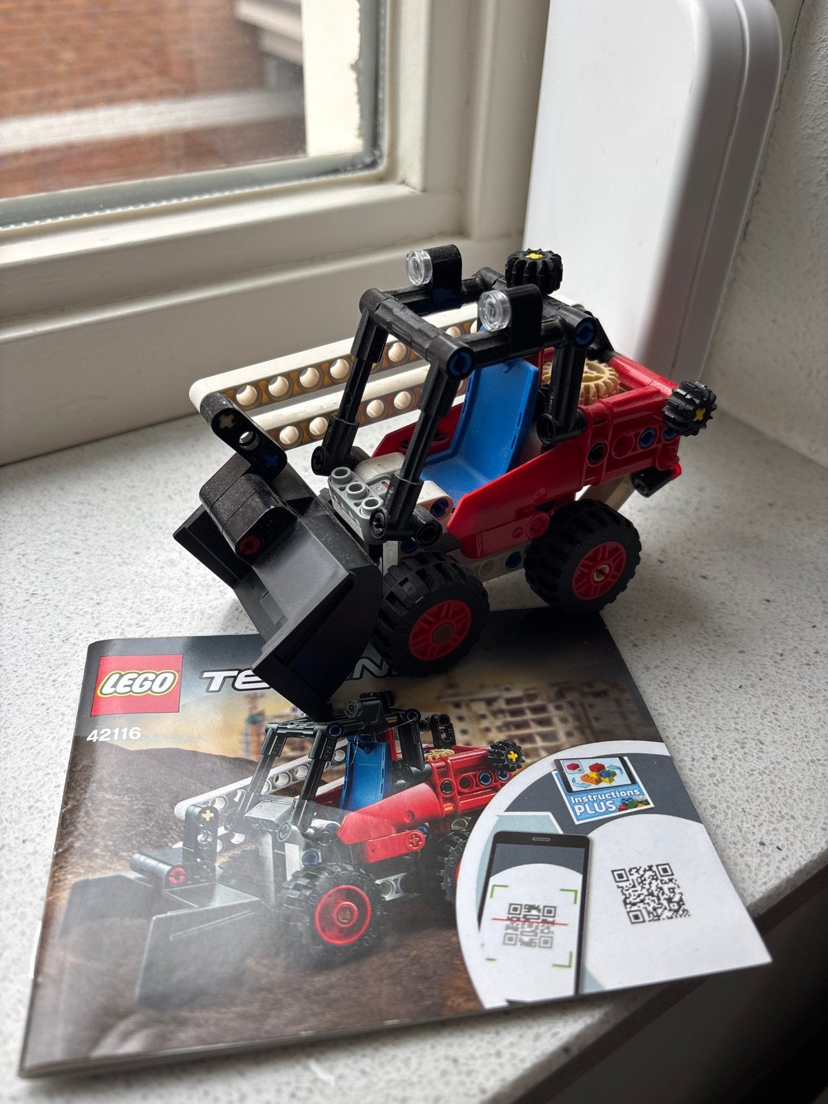 Lego Technic 42116 Skidsteer Loader, Lego, Ophalen of Verzenden, Zo goed als nieuw, Complete set