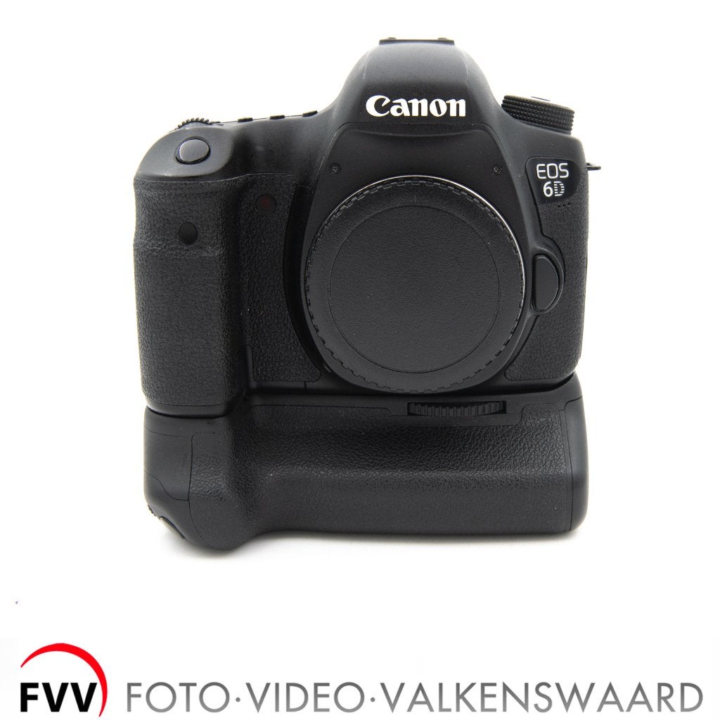 Canon EOS 6D Body FullFrame met grip, Canon, Draagriem, Spiegelreflex, Canon
