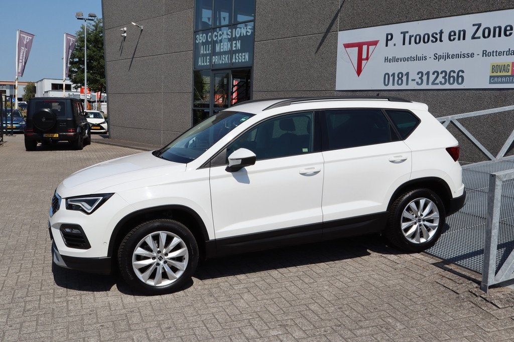 SEAT Ateca 1.5 TSI Style Business Trekhaak/Apple carplay/Par, Auto's, Seat, Voorwielaandrijving, 12 maanden, Stof, 4 cilinders