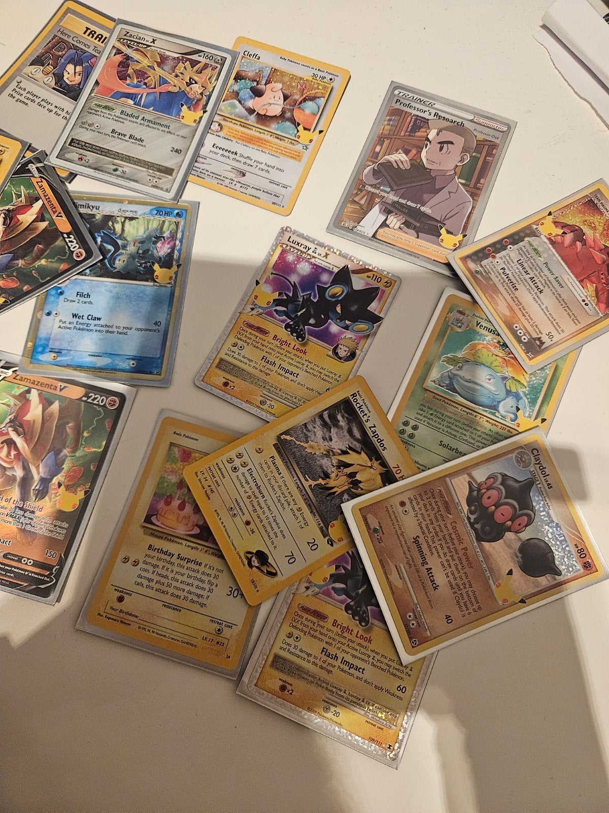 Pokémon Kaarten Collectie - Celebrations 25th o.a. Venusaur!, Ophalen of Verzenden, Zo goed als nieuw, Meerdere kaarten